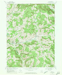Erin New York Historical topographic map, 1:24000 scale, 7.5 X 7.5 Minute, Year 1969