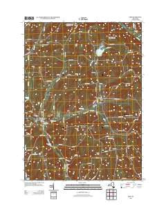 Erin New York Historical topographic map, 1:24000 scale, 7.5 X 7.5 Minute, Year 2013