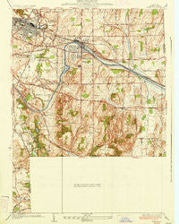 Fairport New York Historical topographic map, 1:24000 scale, 7.5 X 7.5 Minute, Year 1934