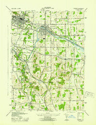 Fairport New York Historical topographic map, 1:31680 scale, 7.5 X 7.5 Minute, Year 1943