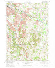 Fairport New York Historical topographic map, 1:24000 scale, 7.5 X 7.5 Minute, Year 1971