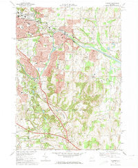 Fairport New York Historical topographic map, 1:24000 scale, 7.5 X 7.5 Minute, Year 1971