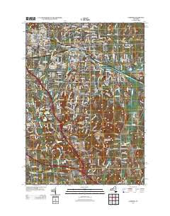 Fairport New York Historical topographic map, 1:24000 scale, 7.5 X 7.5 Minute, Year 2013