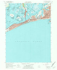 Far Rockaway New York Historical topographic map, 1:24000 scale, 7.5 X 7.5 Minute, Year 1969
