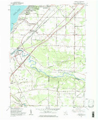 Farnham New York Historical topographic map, 1:24000 scale, 7.5 X 7.5 Minute, Year 1960