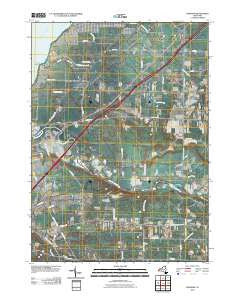 Farnham New York Historical topographic map, 1:24000 scale, 7.5 X 7.5 Minute, Year 2010