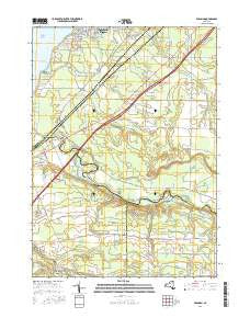 Farnham New York Current topographic map, 1:24000 scale, 7.5 X 7.5 Minute, Year 2016