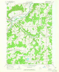 Fillmore New York Historical topographic map, 1:24000 scale, 7.5 X 7.5 Minute, Year 1964