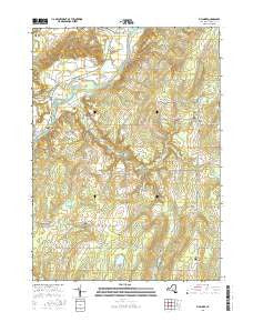 Fillmore New York Current topographic map, 1:24000 scale, 7.5 X 7.5 Minute, Year 2016