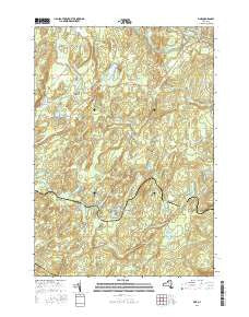 Fine New York Current topographic map, 1:24000 scale, 7.5 X 7.5 Minute, Year 2016