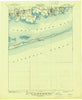 Fire Island New York Historical topographic map, 1:62500 scale, 15 X 15 Minute, Year 1903