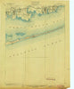 Fire Island New York Historical topographic map, 1:62500 scale, 15 X 15 Minute, Year 1903