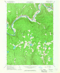 Fishs Eddy New York Historical topographic map, 1:24000 scale, 7.5 X 7.5 Minute, Year 1965
