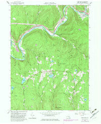 Fishs Eddy New York Historical topographic map, 1:24000 scale, 7.5 X 7.5 Minute, Year 1965