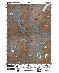Five Ponds New York Historical topographic map, 1:24000 scale, 7.5 X 7.5 Minute, Year 2010