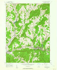 Fleischmanns New York Historical topographic map, 1:24000 scale, 7.5 X 7.5 Minute, Year 1945