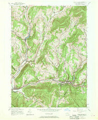 Fleischmanns New York Historical topographic map, 1:24000 scale, 7.5 X 7.5 Minute, Year 1945
