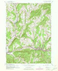 Fleischmanns New York Historical topographic map, 1:24000 scale, 7.5 X 7.5 Minute, Year 1945
