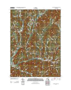 Fleischmanns New York Historical topographic map, 1:24000 scale, 7.5 X 7.5 Minute, Year 2013
