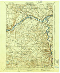 Fonda New York Historical topographic map, 1:62500 scale, 15 X 15 Minute, Year 1902