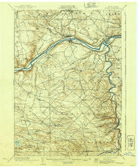 Fonda New York Historical topographic map, 1:62500 scale, 15 X 15 Minute, Year 1902