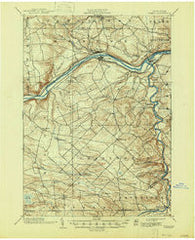 Fonda New York Historical topographic map, 1:62500 scale, 15 X 15 Minute, Year 1902