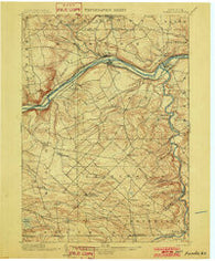 Fonda New York Historical topographic map, 1:62500 scale, 15 X 15 Minute, Year 1902