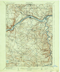 Fonda New York Historical topographic map, 1:62500 scale, 15 X 15 Minute, Year 1902