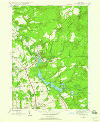 Forestport New York Historical topographic map, 1:24000 scale, 7.5 X 7.5 Minute, Year 1945