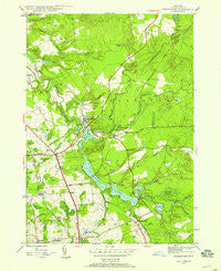 Forestport New York Historical topographic map, 1:24000 scale, 7.5 X 7.5 Minute, Year 1945