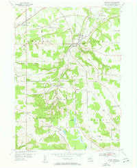 Forestville New York Historical topographic map, 1:24000 scale, 7.5 X 7.5 Minute, Year 1954