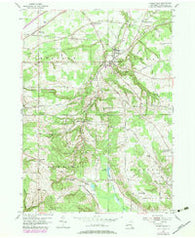 Forestville New York Historical topographic map, 1:24000 scale, 7.5 X 7.5 Minute, Year 1954
