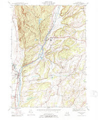 Fort Ann New York Historical topographic map, 1:24000 scale, 7.5 X 7.5 Minute, Year 1944