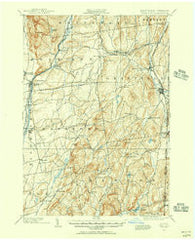 Fort Ann New York Historical topographic map, 1:62500 scale, 15 X 15 Minute, Year 1893
