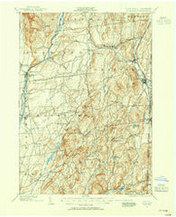Fort Ann New York Historical topographic map, 1:62500 scale, 15 X 15 Minute, Year 1893