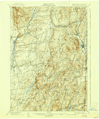 Fort Ann New York Historical topographic map, 1:62500 scale, 15 X 15 Minute, Year 1904