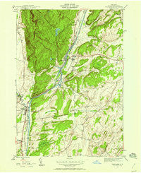 Fort Ann New York Historical topographic map, 1:24000 scale, 7.5 X 7.5 Minute, Year 1944