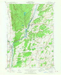 Fort Ann New York Historical topographic map, 1:24000 scale, 7.5 X 7.5 Minute, Year 1944