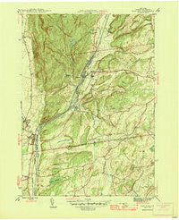 Fort Ann New York Historical topographic map, 1:31680 scale, 7.5 X 7.5 Minute, Year 1946
