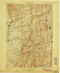 Fort Ann New York Historical topographic map, 1:62500 scale, 15 X 15 Minute, Year 1904