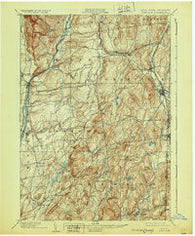 Fort Ann New York Historical topographic map, 1:62500 scale, 15 X 15 Minute, Year 1904
