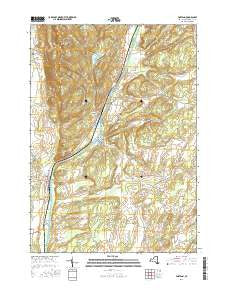 Fort Ann New York Current topographic map, 1:24000 scale, 7.5 X 7.5 Minute, Year 2016