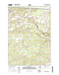 Fort Covington New York Current topographic map, 1:24000 scale, 7.5 X 7.5 Minute, Year 2016