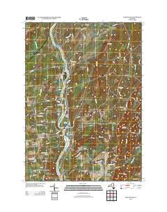 Fort Miller New York Historical topographic map, 1:24000 scale, 7.5 X 7.5 Minute, Year 2013
