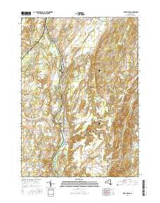Fort Miller New York Current topographic map, 1:24000 scale, 7.5 X 7.5 Minute, Year 2016