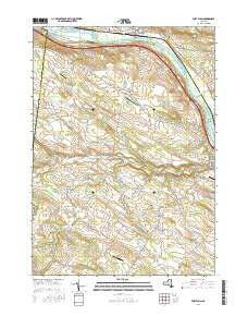 Fort Plain New York Current topographic map, 1:24000 scale, 7.5 X 7.5 Minute, Year 2016
