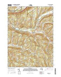 Franklin New York Current topographic map, 1:24000 scale, 7.5 X 7.5 Minute, Year 2016