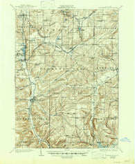 Franklinville New York Historical topographic map, 1:62500 scale, 15 X 15 Minute, Year 1924