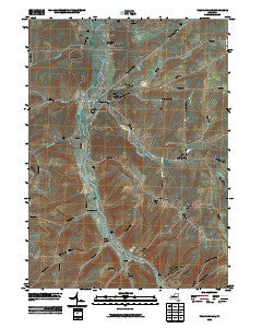 Franklinville New York Historical topographic map, 1:24000 scale, 7.5 X 7.5 Minute, Year 2010