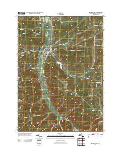 Franklinville New York Historical topographic map, 1:24000 scale, 7.5 X 7.5 Minute, Year 2013